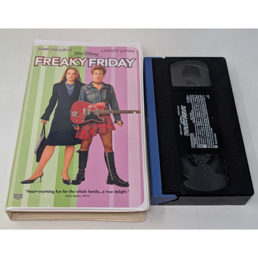 Freaky Friday VHS 2003 Clamshell Jamie Lee Curtis Lindsay Lohan